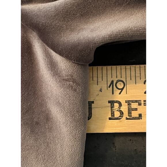 NORMAN AMBROSE Vintage Velvet Jacket •S•Brown Jeweled Blazer Brown Peplum Fitted - Picture 12 of 14